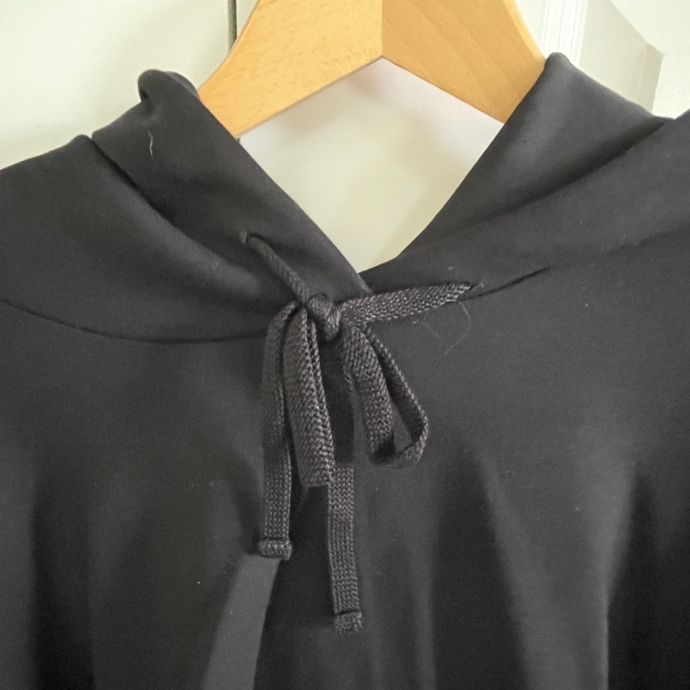 James Perse Black Cropped YOSEMITE Hoodie ~ Women’s Size 4 (fits like an XL) - Picture 5 of 14